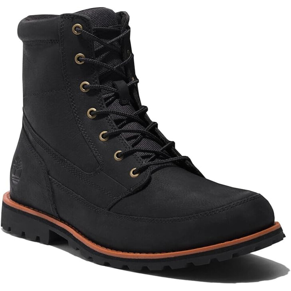 Timberland Attleboro Mid TB0A657D0151 Men's 11.5 Black Leather Ankle Boot TF9031